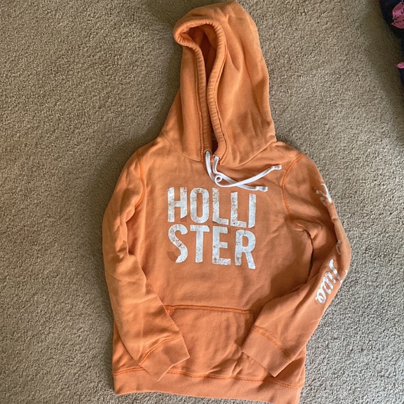 Like new Orange Hollister Sweatshirt - Picture 1 of 6